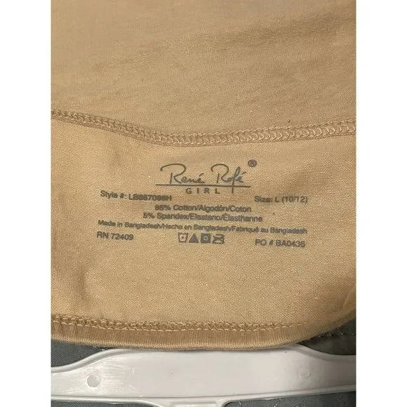 Rene Rofe Bralettes 5-Pack Girls Large Cotton Spandex Multicolor Soft Comfort - Picture 4 of 8